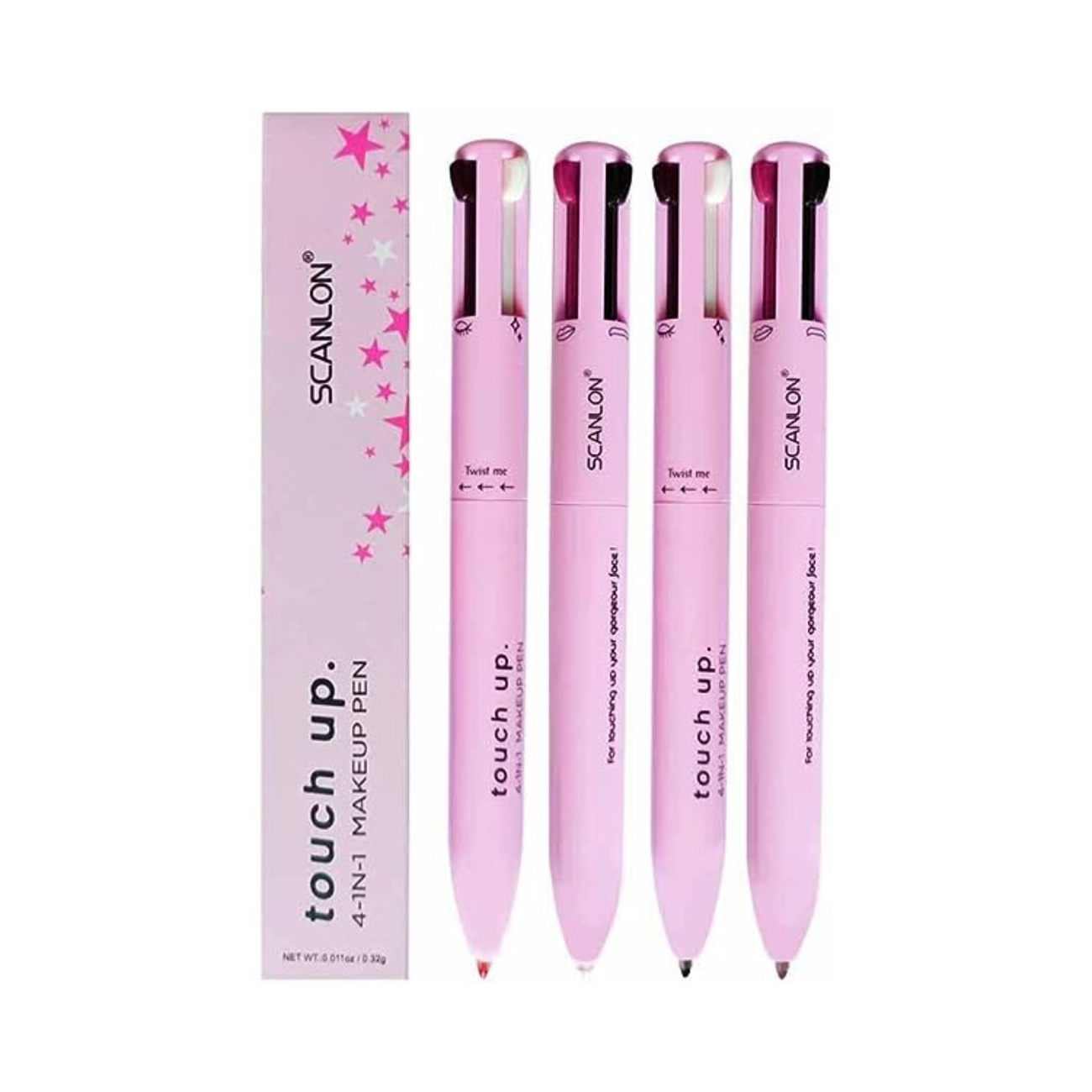 Pen - Eye Liner Brow, Lip Liner, Highlighter - Waterproof Makeup Pen 4 in 1 Makeup