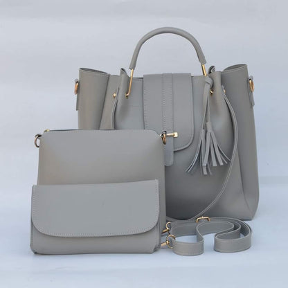 3pcs womens leather handbag