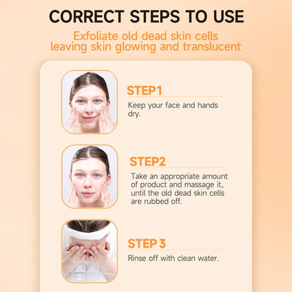 Orange Glow Exfoliating Gel – Brighten, Smooth & Hydrate Naturally