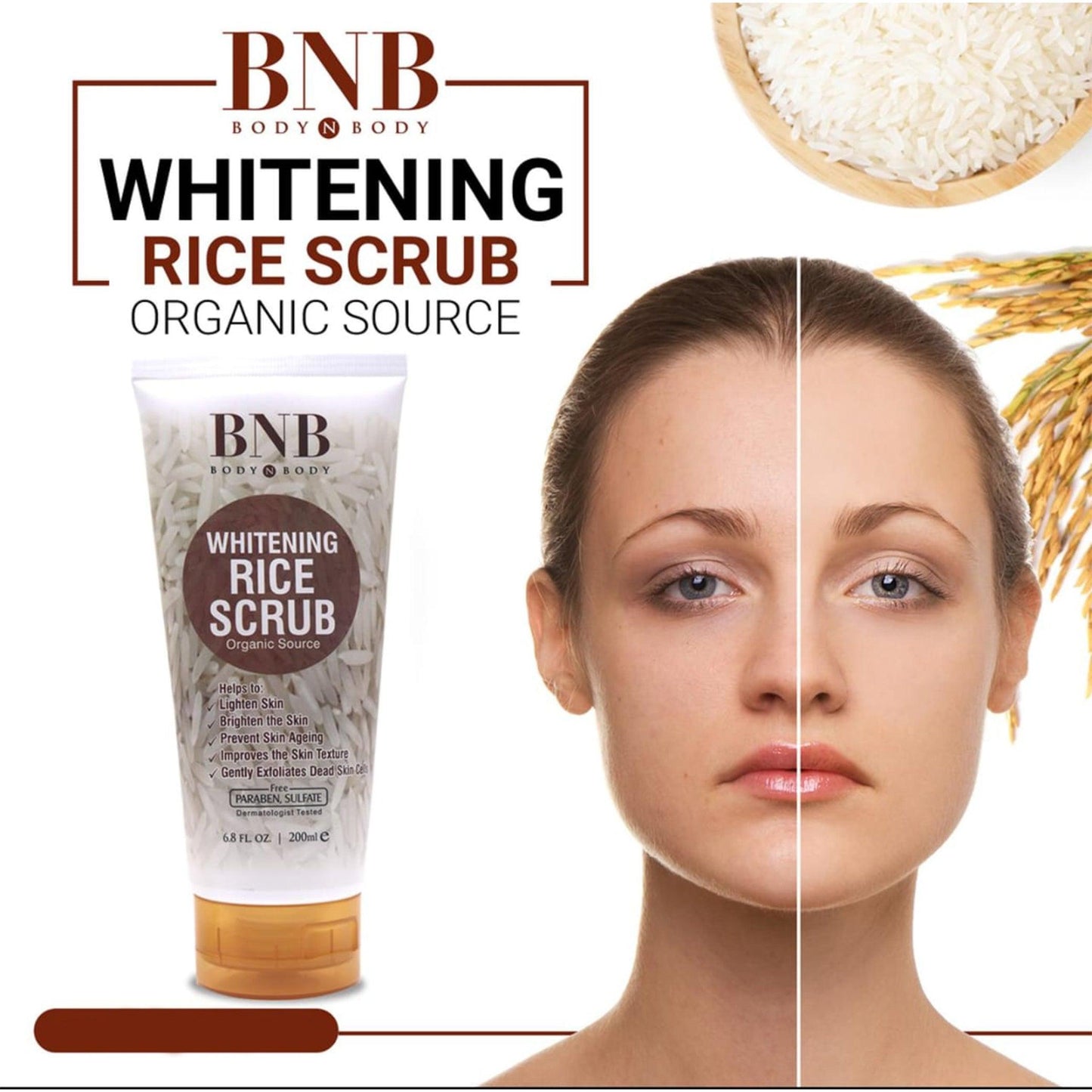 BnB Rice Extract Bright & Glow Kit