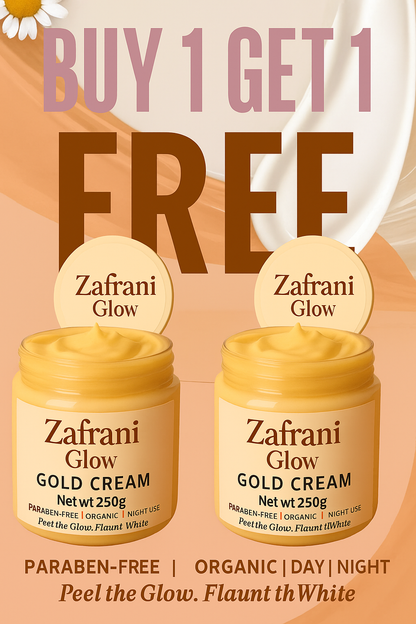ZAFRANI GLOW GOLD CREAM BUY 1 GET 1 Free