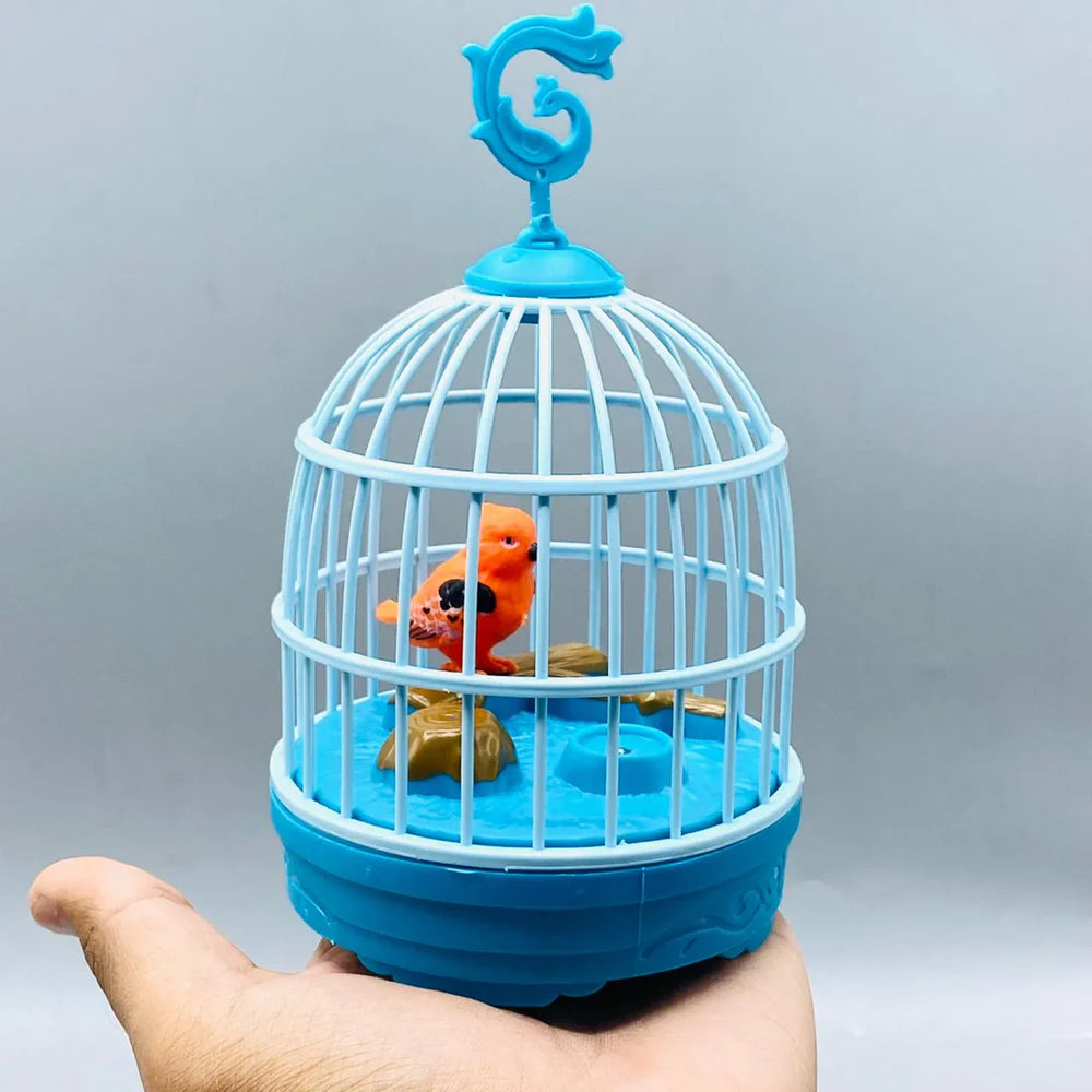 MUSICAL LIGHT BIRD CAGE