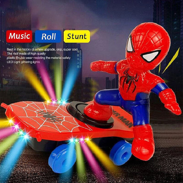 Spider-Man Electric Stunt Scooter & Skateboard