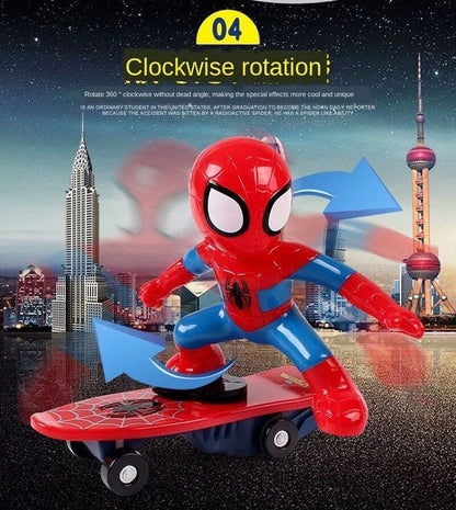 Spider-Man Electric Stunt Scooter & Skateboard