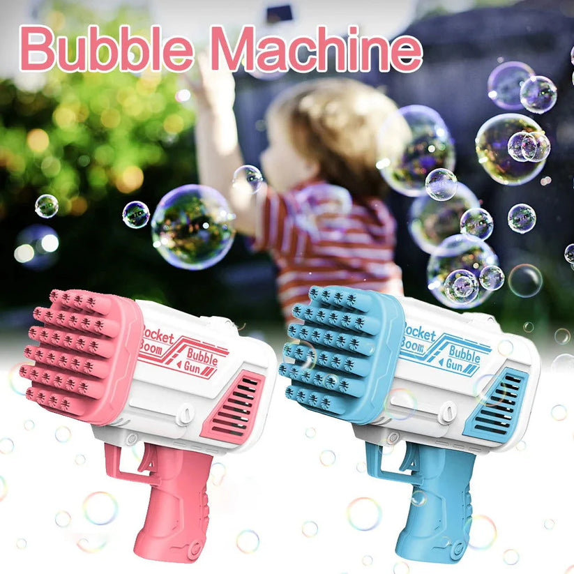 Bubble Machine Gun 32 Holes Blaster