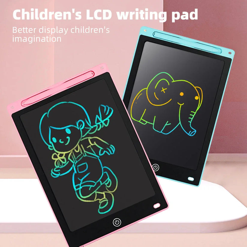 Multi Colors - LCD Writing Tablet Black