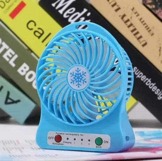 Portable Rechargeable Fan With Light