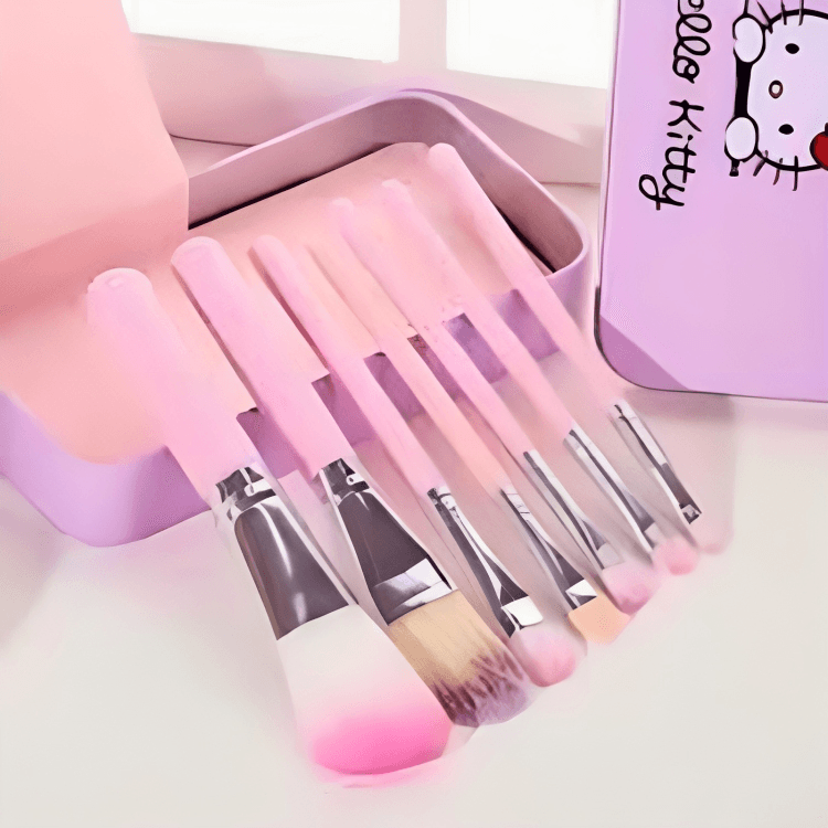 Hello Kitty Makeup Brush Set(7pcs)