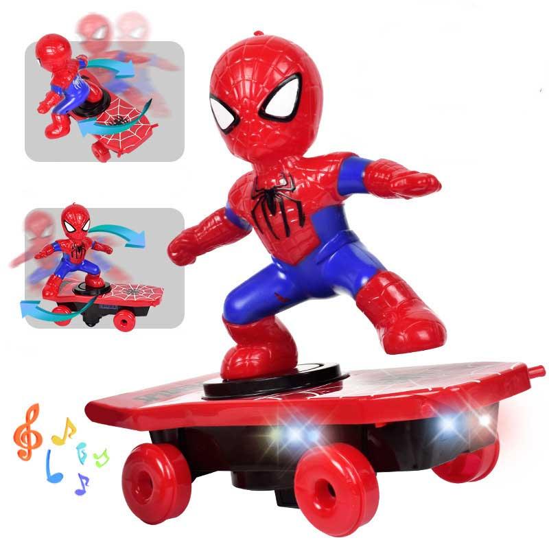 Spider-Man Electric Stunt Scooter & Skateboard