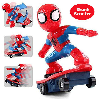 Spider-Man Electric Stunt Scooter & Skateboard