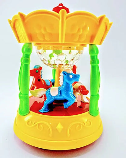 3D Lights and Musical Merry-Go-Round Carousel Toy