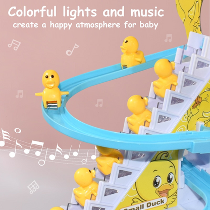 Duck Slide Toy Set With Lights And Music