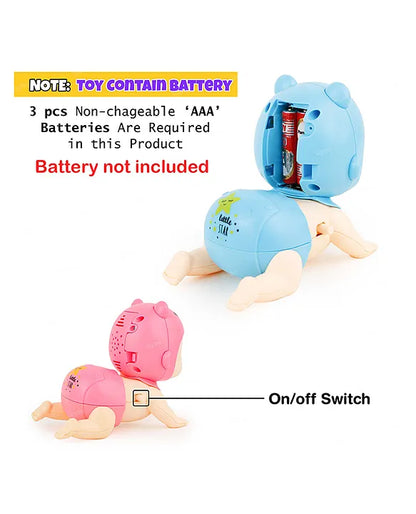 Electric Cute Crawling Baby Toy