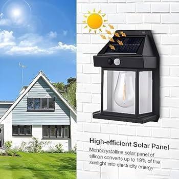 Solar Wall Lamp With Motion Sensor