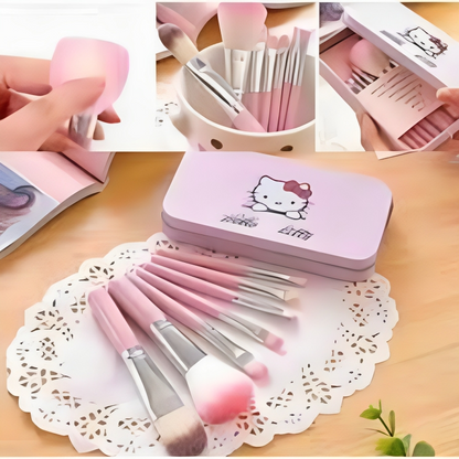 Hello Kitty Makeup Brush Set(7pcs)