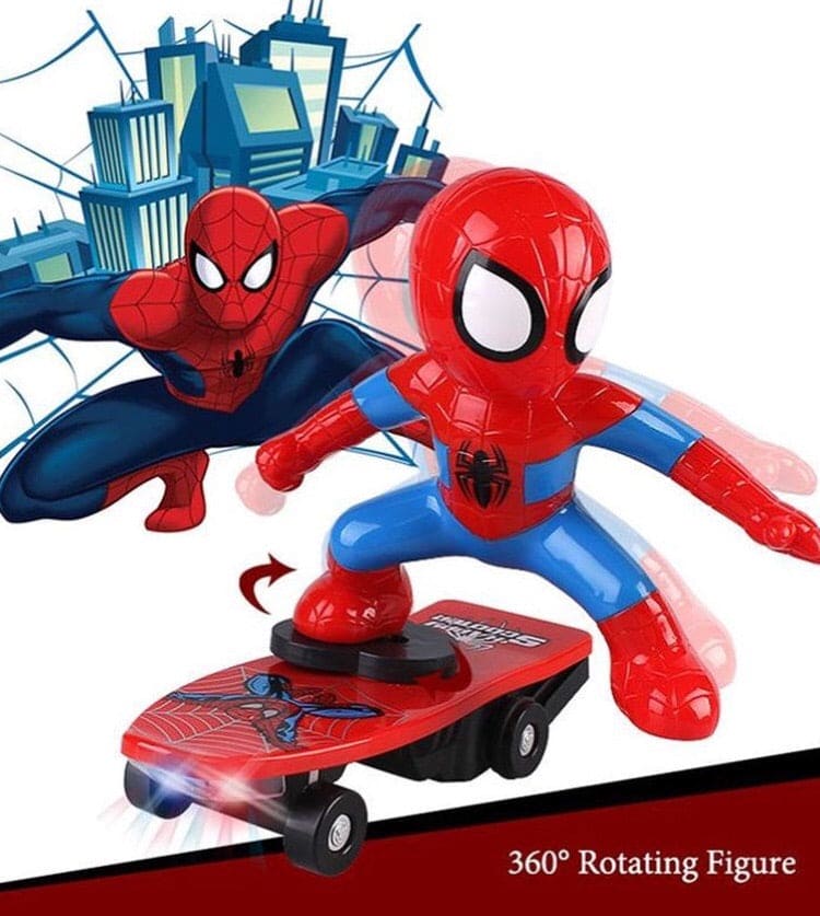 Spider-Man Electric Stunt Scooter & Skateboard