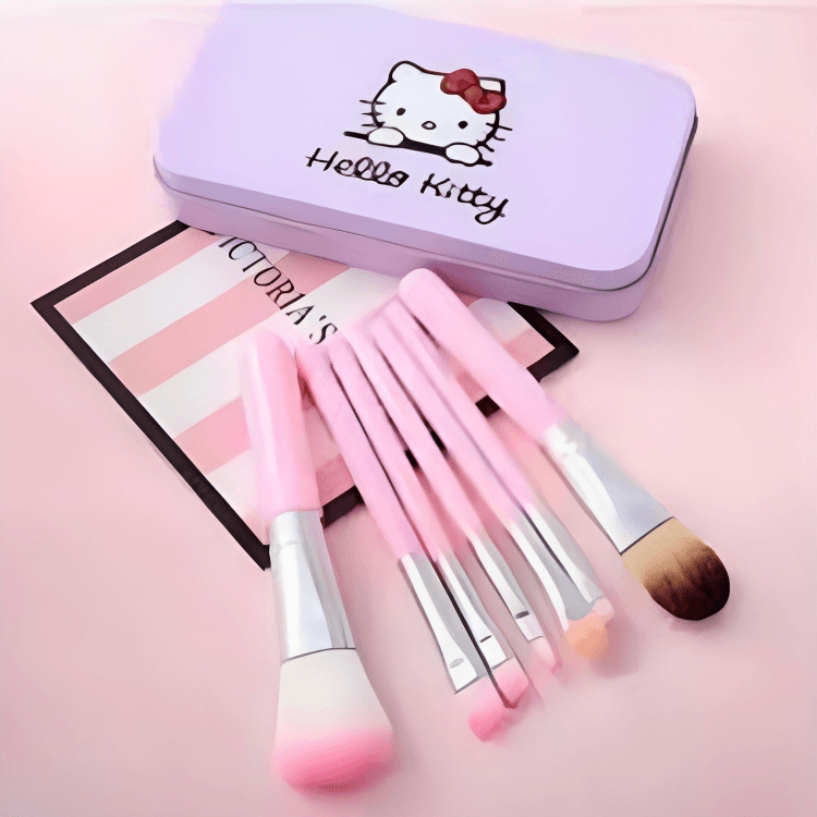 Hello Kitty Makeup Brush Set(7pcs)