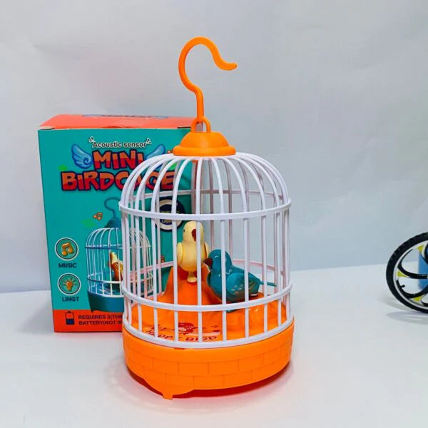 MUSICAL LIGHT BIRD CAGE