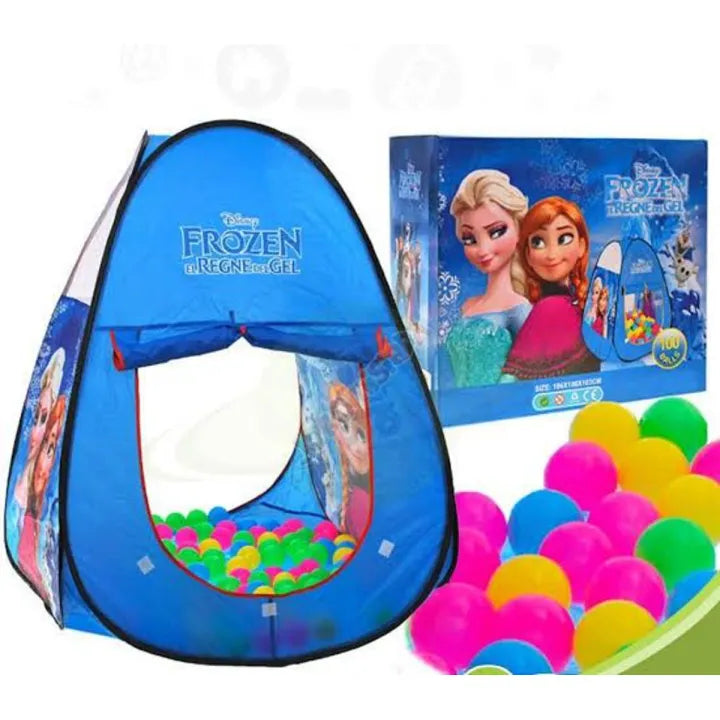 Frozen Tent House - Play tent for kids with 50 Balls