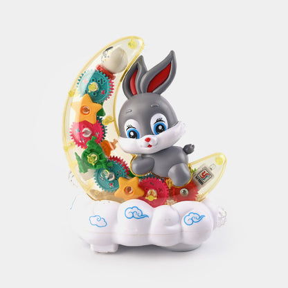 Moon Rabbit Toy With Lights And Music