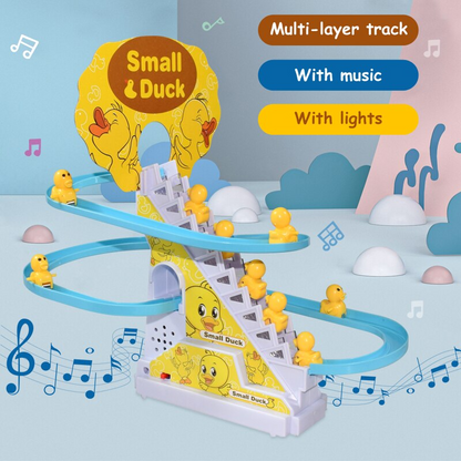 Duck Slide Toy Set With Lights And Music