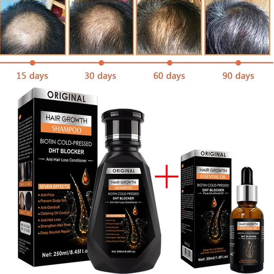 Biotin Cold Pressed Original Anti Hair Loss Oil & Shampoo