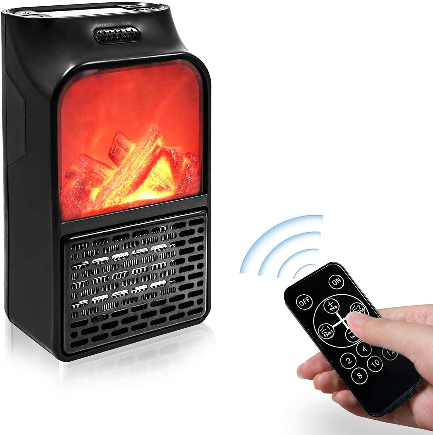 Mini Electric Flame Heater Portable Fireplace