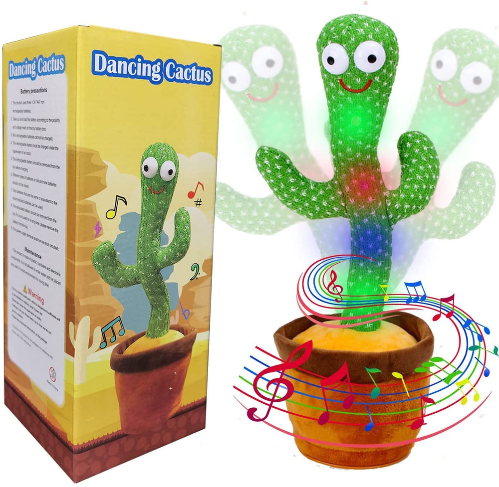 Rechargeable Dancing Cactus With Lights Music And TalkBack