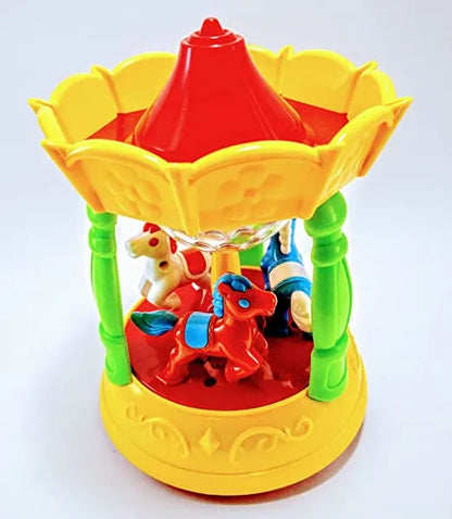 3D Lights and Musical Merry-Go-Round Carousel Toy