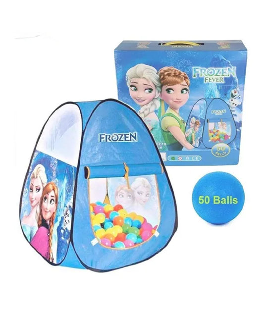 Frozen Tent House - Play tent for kids with 50 Balls