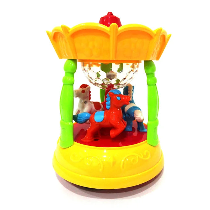 3D Lights and Musical Merry-Go-Round Carousel Toy