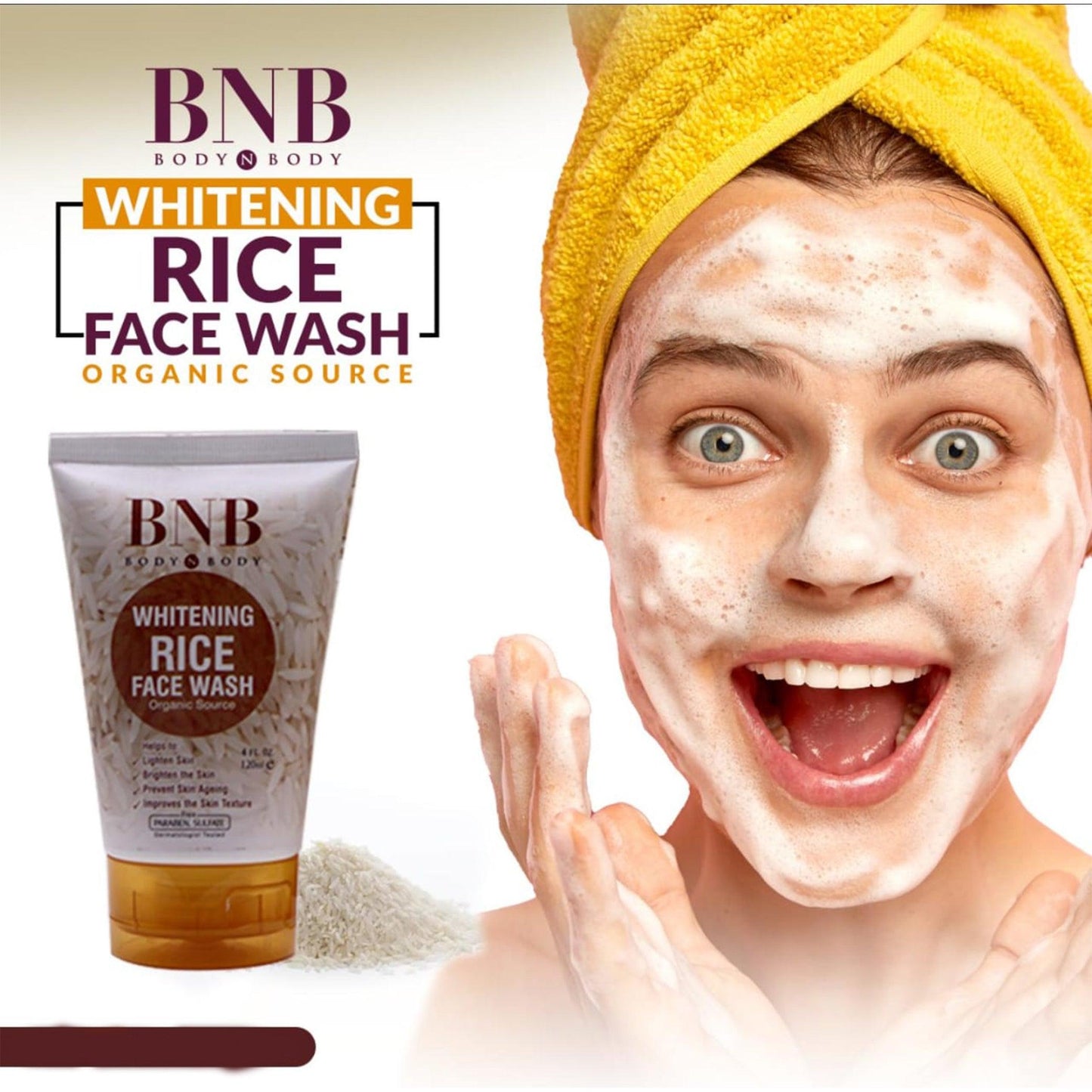 BnB Rice Extract Bright & Glow Kit